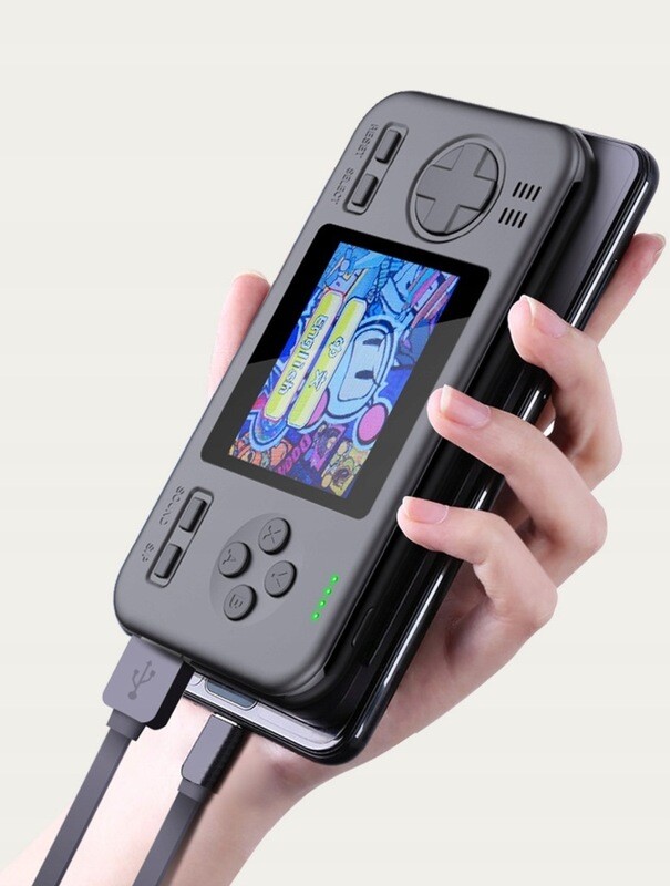 All-In-One Powerbank 8000 mAh + Mini-Retro-Konsole mit 416 Spielen XXL Starter Set FARBWAHL All-In-One Powerbank 8000 mAh + Mini-Retro-Konsole mit 416 Spielen XXL Starter Set FARBWAHL