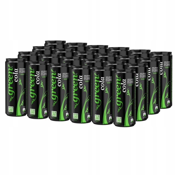 24 Dosen (0,33l ) Green Cola Stevia Koffein Zuckerfrei