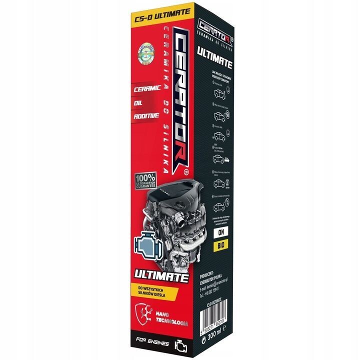 ULTIMATE CERAMIZATOR Keramik 3 in 1 Schutz für alle Benzin- Dieselmotoren - Öl Additiv