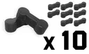 Holzeisenbahn Bigjigs Brio Ikea Eisenbahnverbinder-Set - 10Stk. Holzeisenbahn Bigjigs Brio Ikea Eisenbahnverbinder-Set - 10Stk.