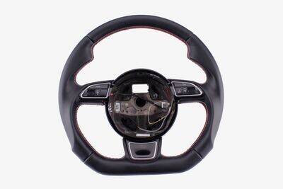 Sportlenkrad 3 Speichen Lenkrad Audi A4 B8 2012- 2017 TUNING NEUES LEDER Handmade Farbwahl Sportlenkrad 3 Speichen Lenkrad Audi A4 B8 2012- 2017 TUNING NEUES LEDER Handmade Farbwahl