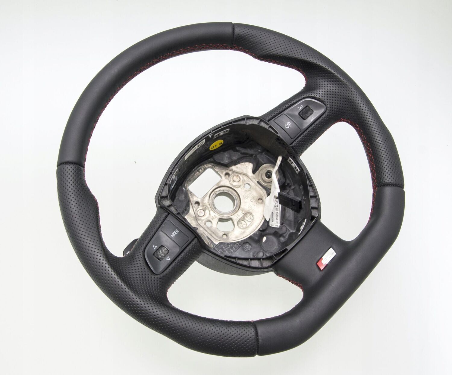 Sportlenkrad 3 Speichen Lenkrad Audi A6 C6 2004- 2010 TUNING NEUES LEDER Handmade Farbwahl