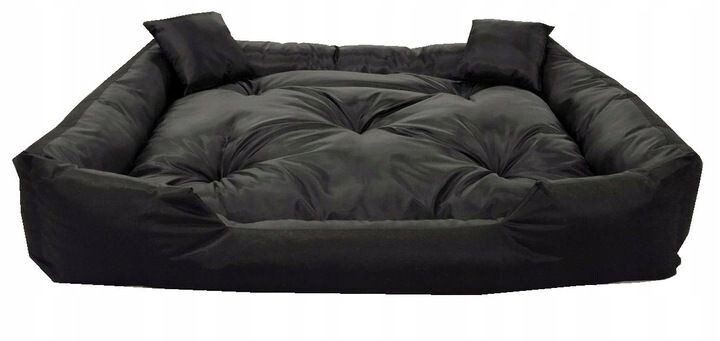 XXL Hundebett Hundekissen Tierbett Katzenbett Hundekorb Schlafplatz  Größenwahl Schwarz