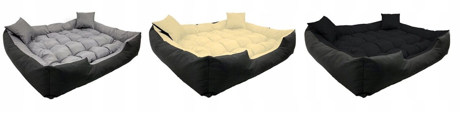 XXL Hundebett Hundekissen Tierbett Katzenbett Hundekorb Schlafplatz  Größenwahl Farbwahl
