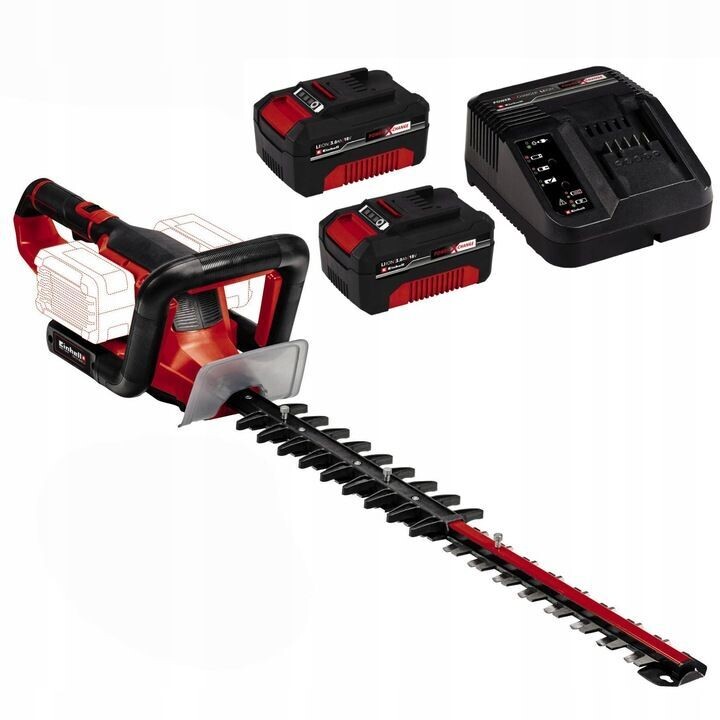 Einhell GE-CH 36/65 Li-Solo Akku-Heckenschere + Einhell Original Starter Kit Akku und Ladegerät Power X-Change, 18 V 2x3,0 Ah Akku Einhell GE-CH 36/65 Li-Solo Akku-Heckenschere + Einhell Original Starter Kit Akku und Ladegerät Power X-Change, 18 V 2x3,0 Ah Akku