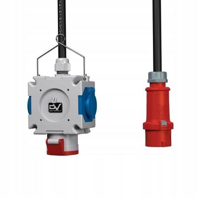 Baustromverteiler Werkstatt Energiewürfel Energiecube mit Zuleitung Baustromverteiler Werkstatt Energiewürfel Energiecube mit Zuleitung