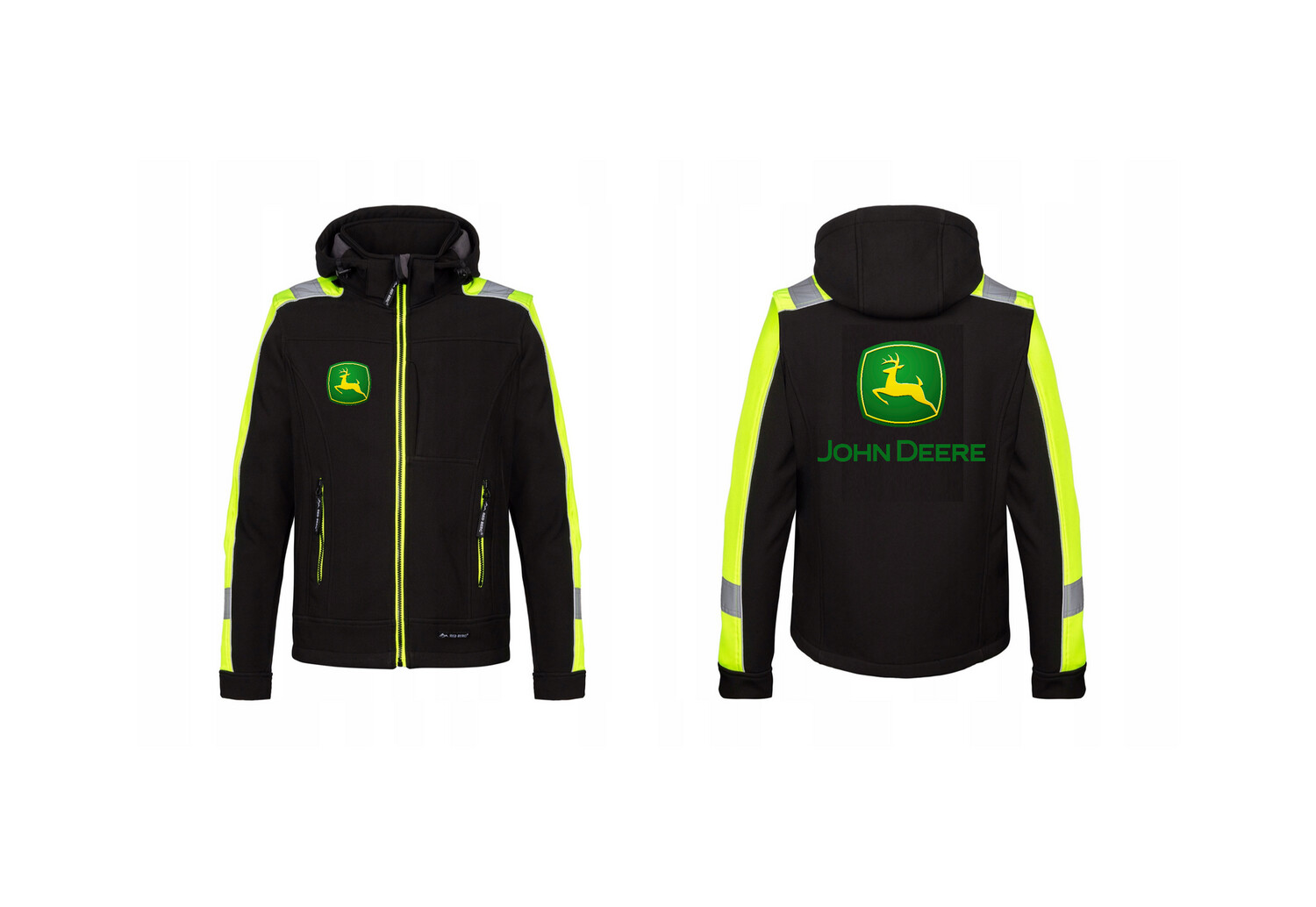 JOHN DEERE Softshell Warnschutz Arbeitsjacke Jacke Herren Größenwahl