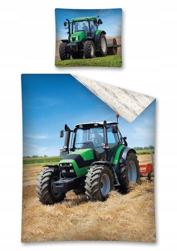 JOHN DEERE PREMIUM Bettwäsche Kissen Set Bezug 140x200 JOHN DEERE PREMIUM Bettwäsche Kissen Set Bezug 140x200