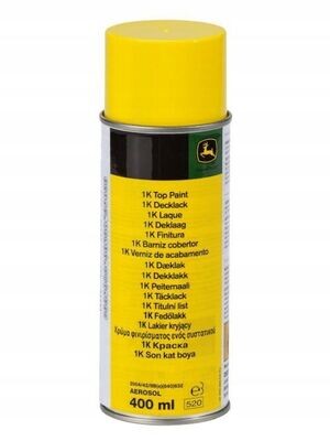 John Deere gelber Originallack SPRAY / 0,4L MCF101 John Deere gelber Originallack SPRAY / 0,4L MCF101