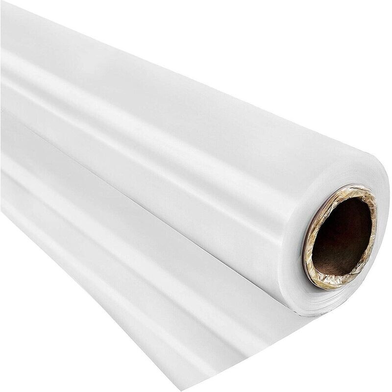 PE Gewächshausfolie 3,5m x 8,5m Transparent Treibhausfolien 0,15 mm Dicke Folientunnel reißfeste Gartenfolien aus Polyethylen für Außenbereich PE Gewächshausfolie 3,5m x 8,5m Transparent Treibhausfolien 0,15 mm Dicke Folientunnel reißfeste Gartenfolien aus Polyethylen für Außenbereich
