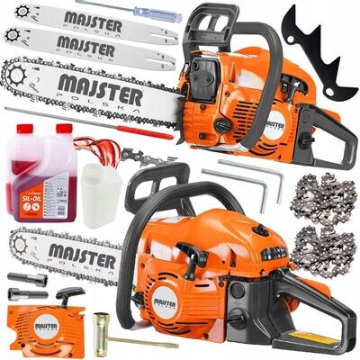 Benzin Kettensäge Motorsäge Forst Waldarbeit im XXL Starter Set Benzin Kettensäge Motorsäge Forst Waldarbeit im XXL Starter Set