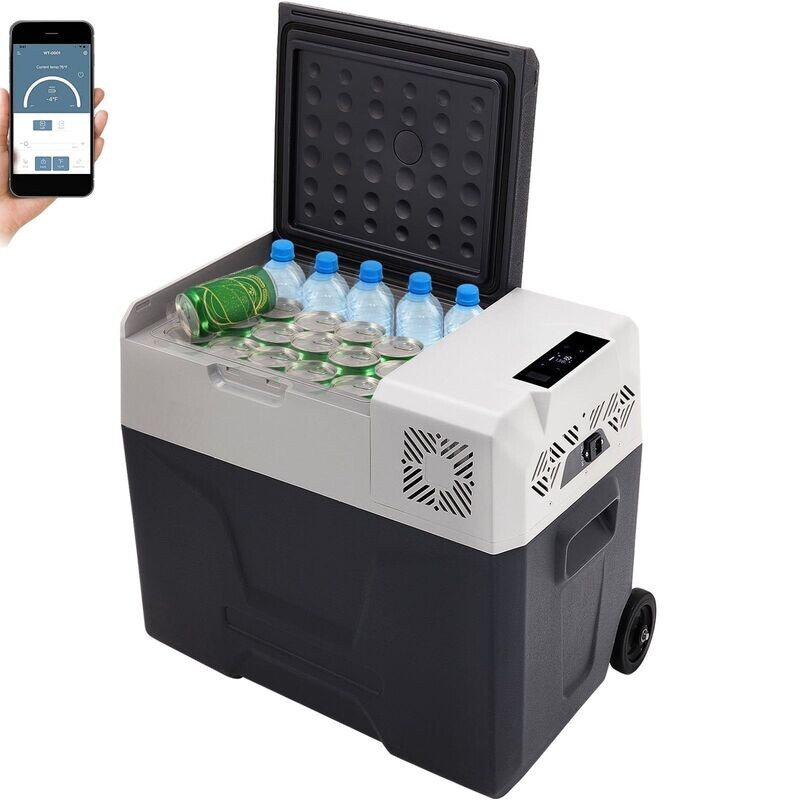 50L Autokühlschrank Kompressorkühlbox Edelstahl Urlaub Isolierbox Mini Kühlschrank Kühlbox Set 50L Autokühlschrank Kompressorkühlbox Edelstahl Urlaub Isolierbox Mini Kühlschrank Kühlbox Set