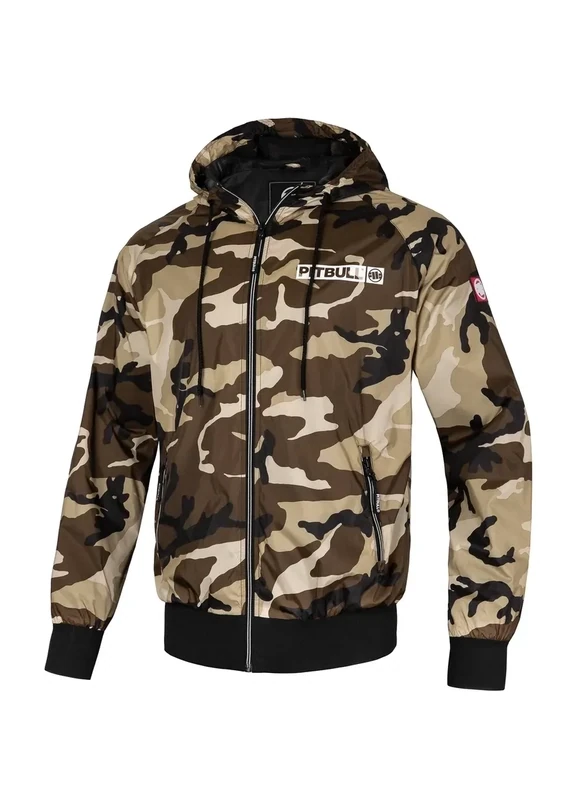 PIT BULL WEST COAST Tarn Übergangsjacke Frühlingsjacke Softshell für Herren mit Kapuze