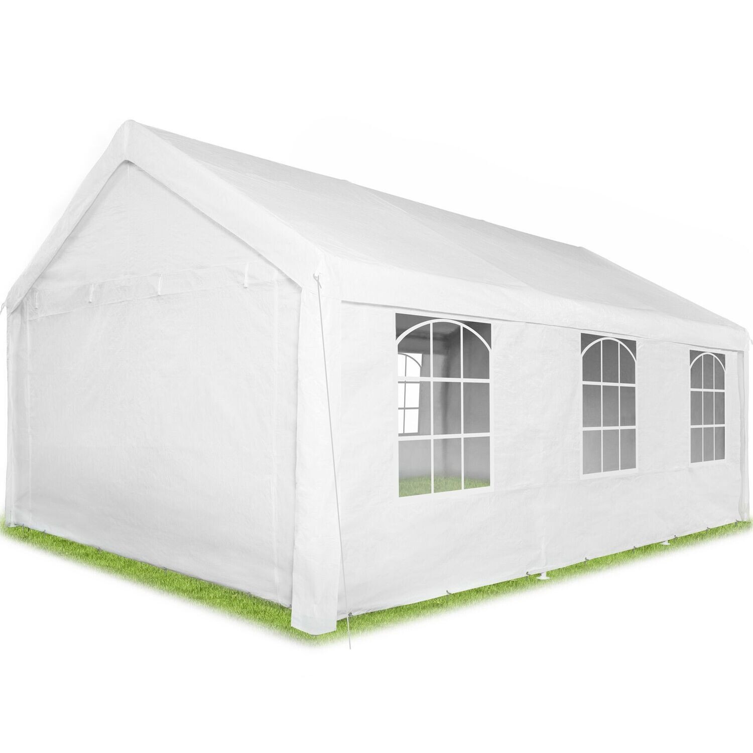 Pavillon 6x4m wasserdicht Partyzelt Garten Party Camping Fest Zelt + Seitenteile