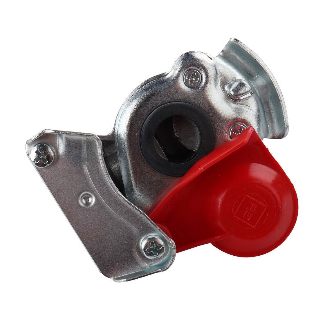 Hydraulik Kupplungskopf M16x1.5 mm Vorrat rot mit Ventil 8,5 bar