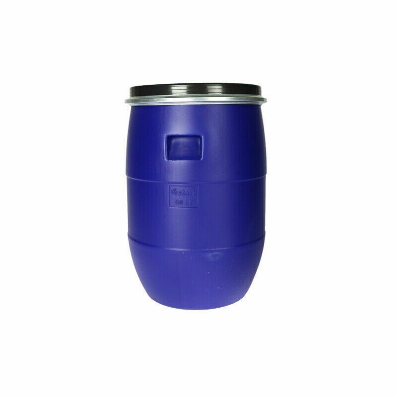 Lebensmittelfass Fass Kunststofffass Regenfass Deckelfass Wasserfass Tonne Blau 120l Lebensmittelfass Fass Kunststofffass Regenfass Deckelfass Wasserfass Tonne Blau 120l