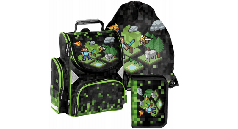 Schulranzen Rucksack Tornister Schultasche Minecraft Schulranzen Rucksack Tornister Schultasche Minecraft
