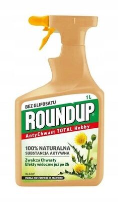 2 x 1l Speed Roundup Total Hobby Herbizid für Gehwege und Einfahrten 2h Wirkung