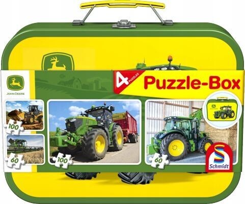 John Deere 4in1 Puzzle im Koffer