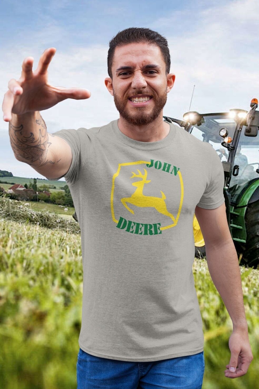 JOHN DEERE PREMIUM Shirt T-Shirt Herren