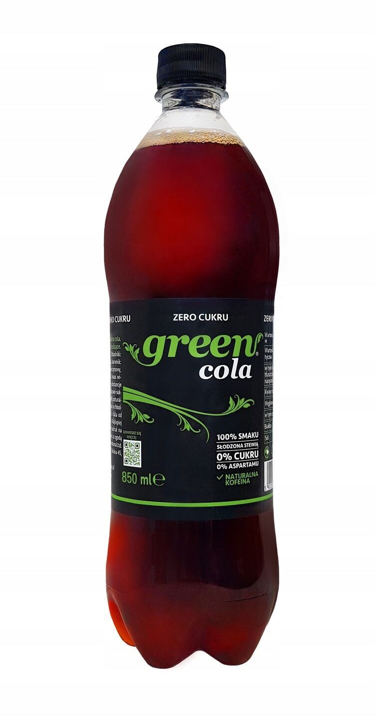 15x 850ml Green Cola Stevia Koffein Zuckerfrei