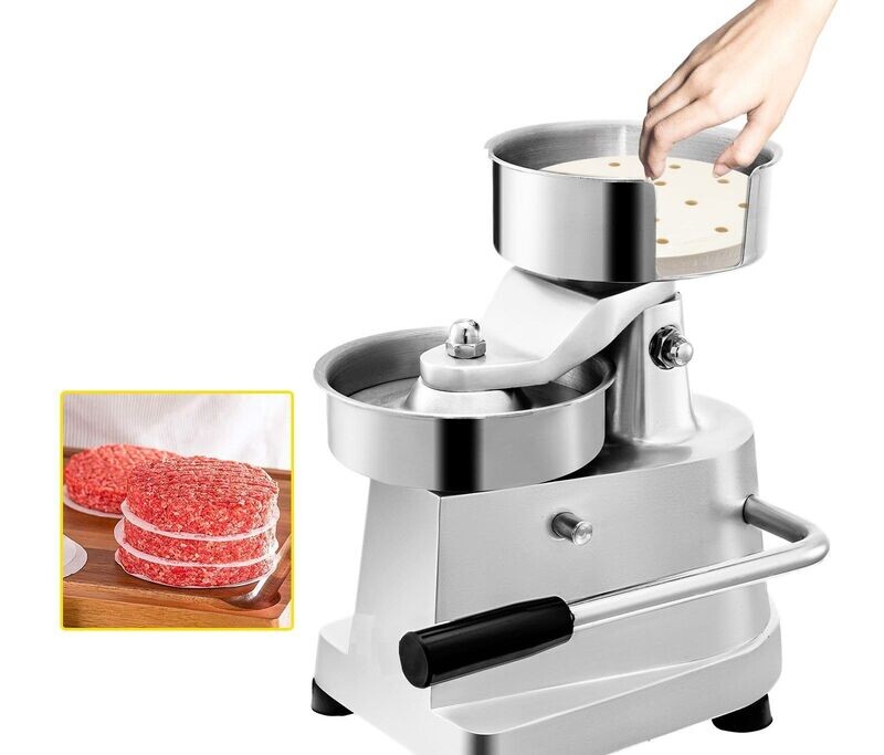 Burgerpresse Edelstahl Burger Patti Presse Burger kommerziell Hamburger 10cm Burgerpresse Edelstahl Burger Patti Presse Burger kommerziell Hamburger 10cm