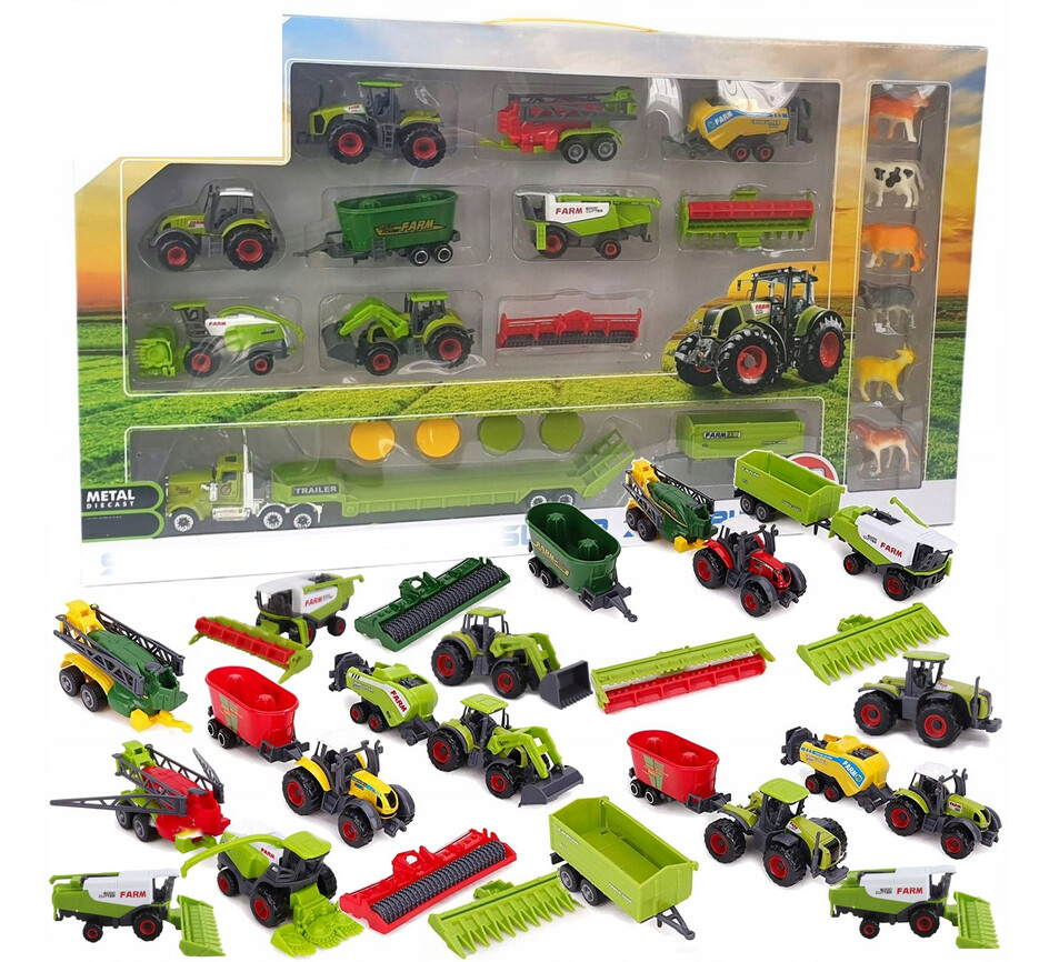XXL Kinder John Deere Claas Deutz Landwirtschaft MASCHINEN Bauernset Ernte