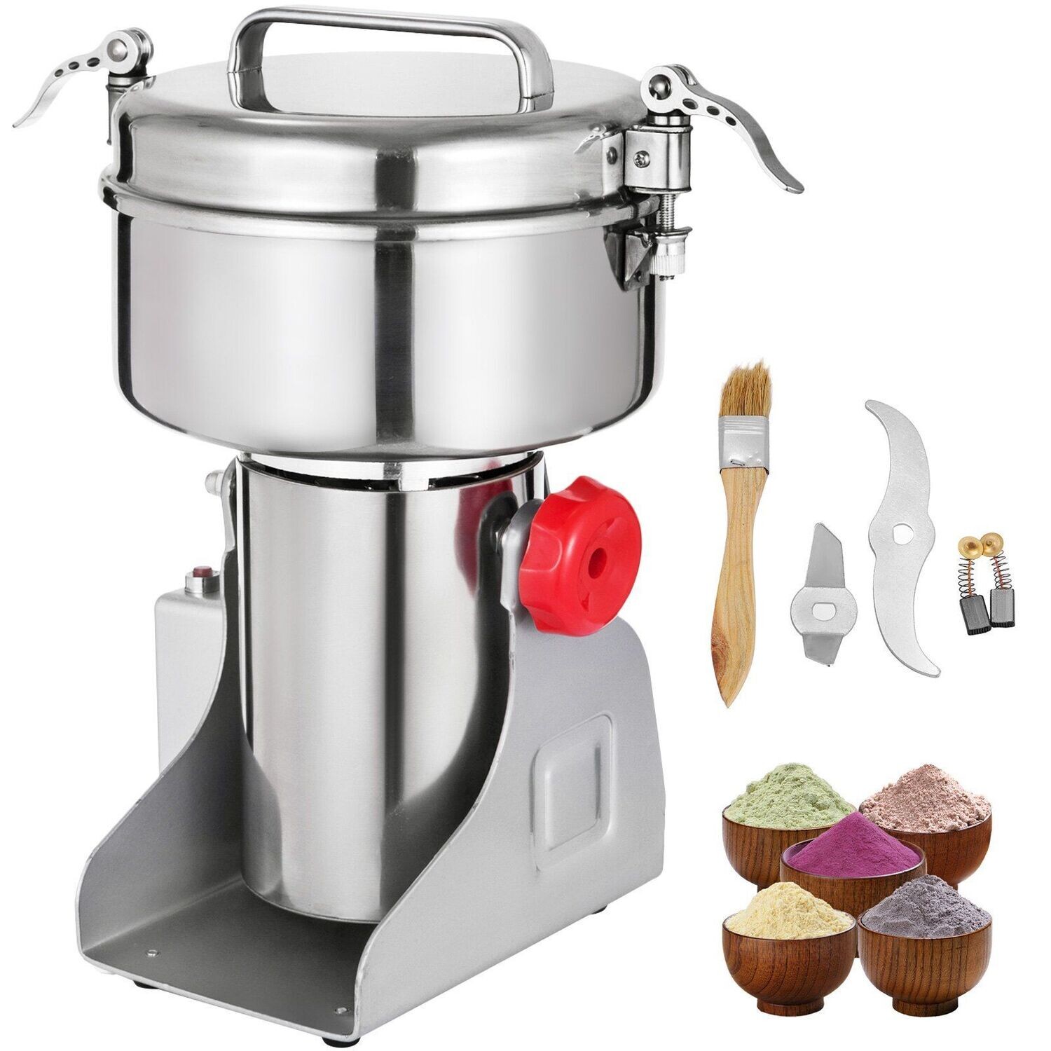 Elektrische Getreidemühle Gewürzmühle 28000 U/min Multifunktions-Kaffeemühle Edelstahl