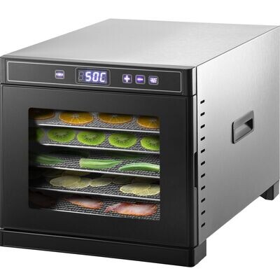 Dörrautomat 6 Zonen Dehydrator Edelstahl Ofen Dörrgerät Gefriertrockner Frucht Obst Fleisch Trockner Dörrautomat 6 Zonen Dehydrator Edelstahl Ofen Dörrgerät Gefriertrockner Frucht Obst Fleisch Trockner
