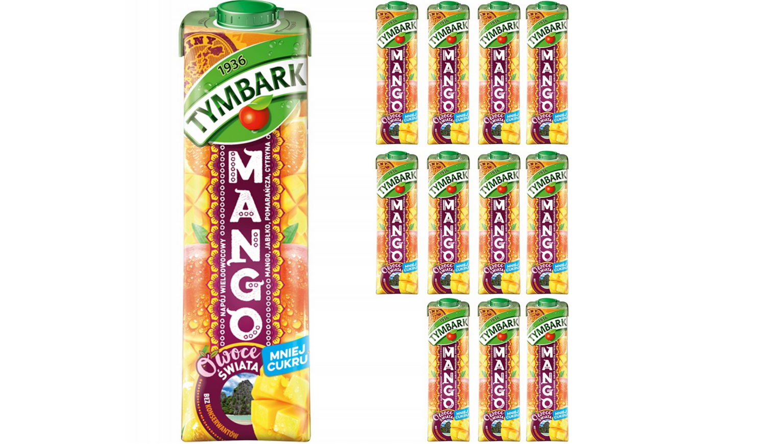 12 x 1l Tymbark Mango Mehrfruchtgetränk Saft