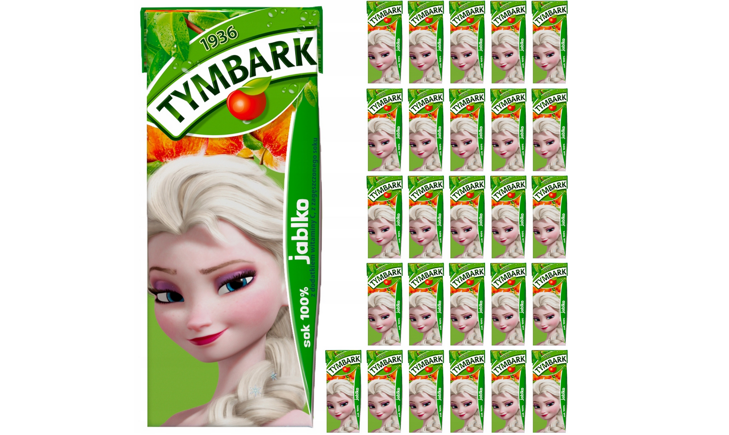 27 x Tymbark Saft 100 % Apfel für Kinder 27x200ml