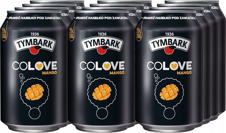 24 x Tymbark Colove Cola Mangogetränk 24x330ml 24 x Tymbark Colove Cola Mangogetränk 24x330ml
