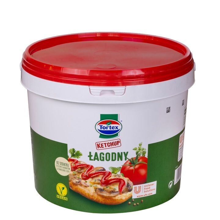 11kg Tortex Ketchup milde Tomate 2 x 5,5 kg Gastro Imbiss Restaurant
