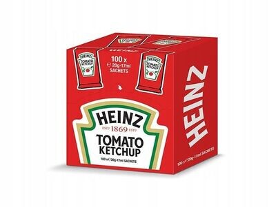 Heinz Ketchup Portionsbeutel 200 x 20g - einzeln verpackt - 4kg Gastro Restaurant Imbiss Foodtruck