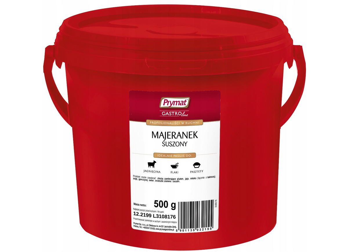 2 x Prymat Majoran 2 x 500g Eimer Gewürz Gastro
