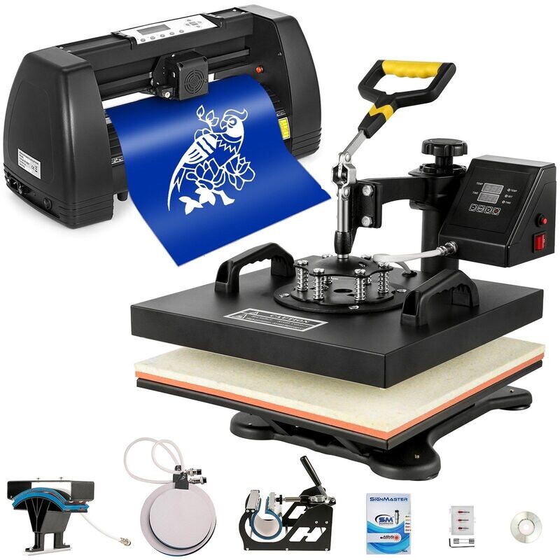 Starter Set 5 in 1 Hitzepresse Transferpresse Vinyl Schneideplotter Schneiden 3 Klingen Druck Webetechnik Plotter Starter Set 5 in 1 Hitzepresse Transferpresse Vinyl Schneideplotter Schneiden 3 Klingen Druck Webetechnik Plotter