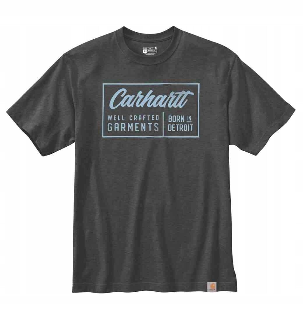 Carhartt Herren T-Shirt Workwear Arbeit Kurzarm Shirt Heavyweight Pocket Carbon