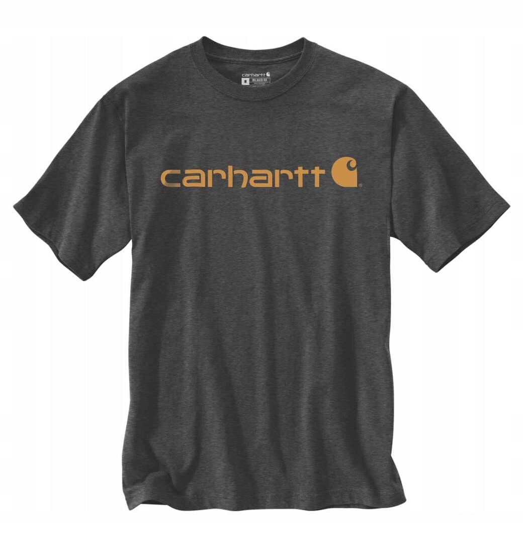 Carhartt Herren T-Shirt Workwear Arbeit Kurzarm Shirt Heavyweight Pocket Carbon