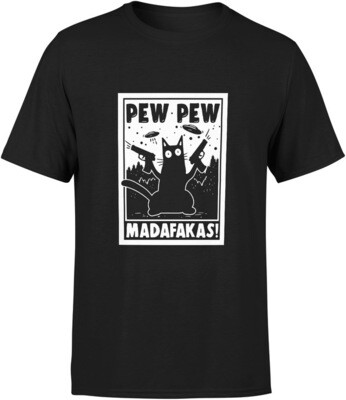 Katzen PREMIUM Shirt PEW PEW Größenwahl T Shirt Katzen PREMIUM Shirt PEW PEW Größenwahl T Shirt