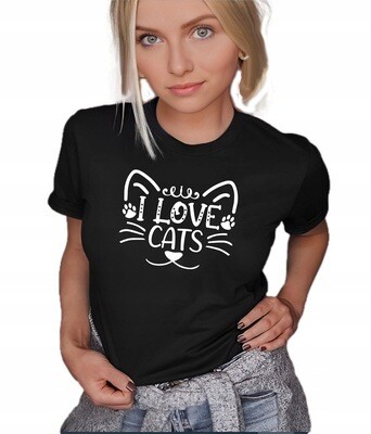 Katzen PREMIUM Shirt PEW PEW Größenwahl T Shirt