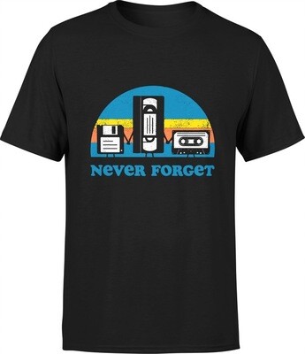 Retro PREMIUM Shirt Never Forget Größenwahl T Shirt Retro PREMIUM Shirt Never Forget Größenwahl T Shirt