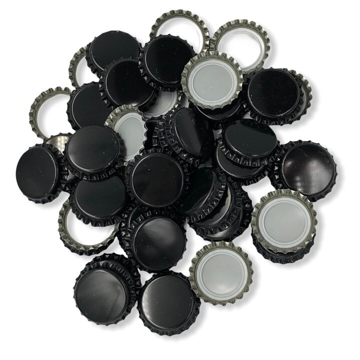 Kronkorken Bier Deckel Wein 26mm stark SCHWARZ 50 Stück Kronkorken Bier Deckel Wein 26mm stark SCHWARZ 50 Stück