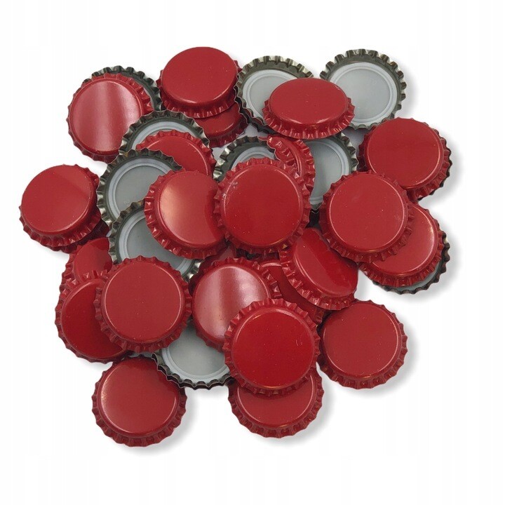 Kronkorken Bier Deckel Wein 26mm stark ROT 50 Stück Kronkorken Bier Deckel Wein 26mm stark ROT 50 Stück