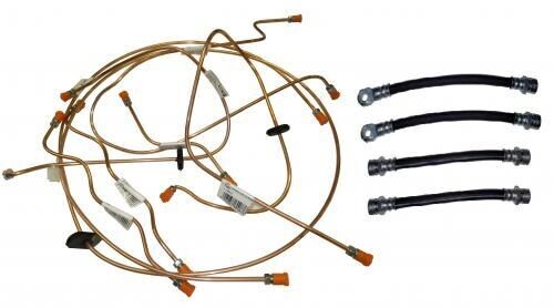 Bremsleitungsssatz Bremsschläuche 126p starr flexibel Bremsleitungsssatz Bremsschläuche 126p starr flexibel
