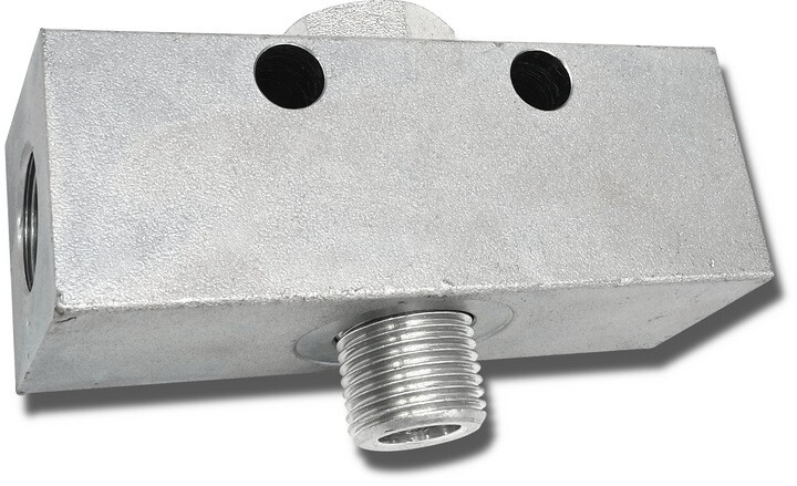 Hydrospeicher ANSCHLUSSBLOCK HYDRAULISCHER STOßDÄMPFER Landmaschinen Baumaschinen