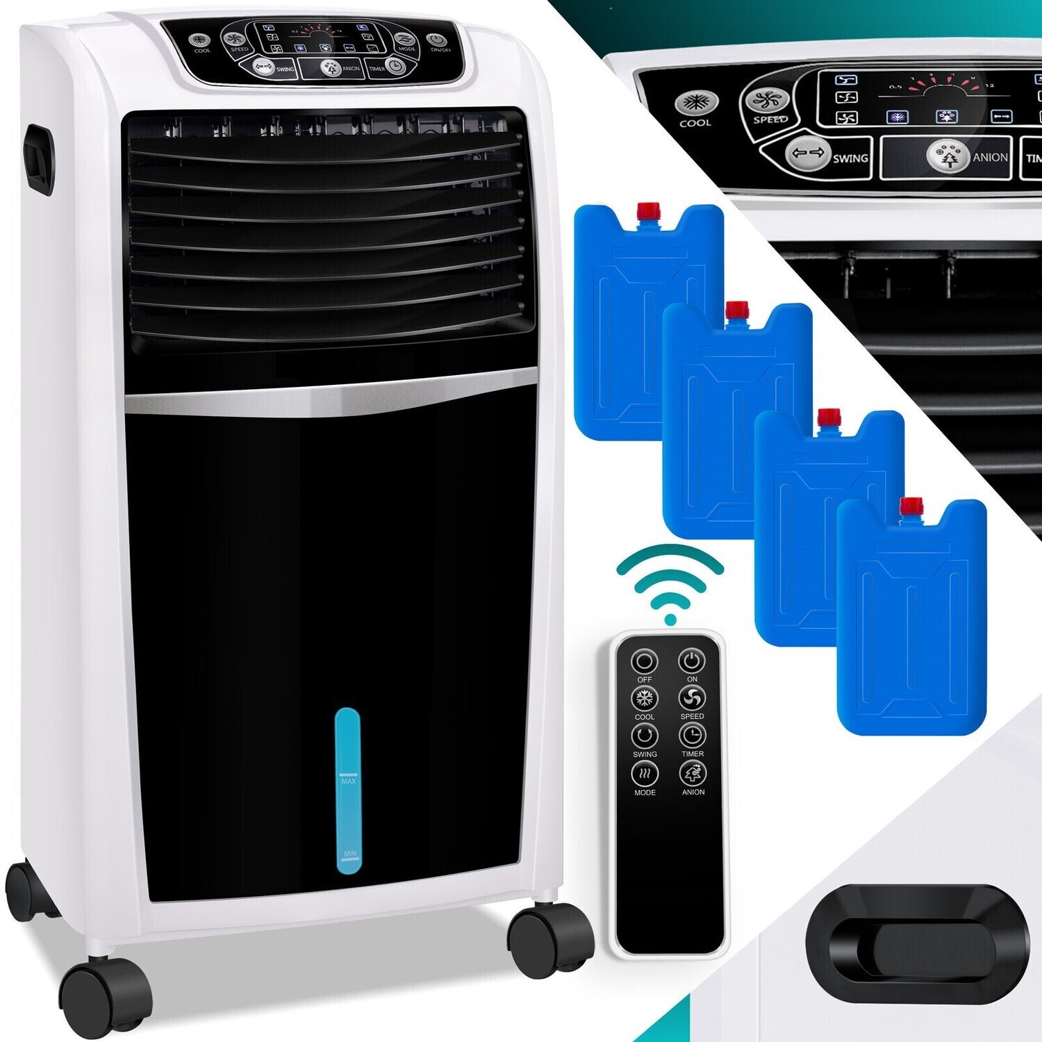 mobile Klimaanlage 4in1 Klimagerät Standventilator Turmventilator FARBWAHL