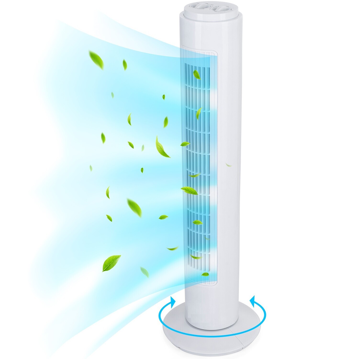 Turmventilator 76 cm Standventilator Säulenventilator Ventilator Timer✔️ 3 Stufen ✔️ Höhenverstellbar ✔️ 80°-Oszillation