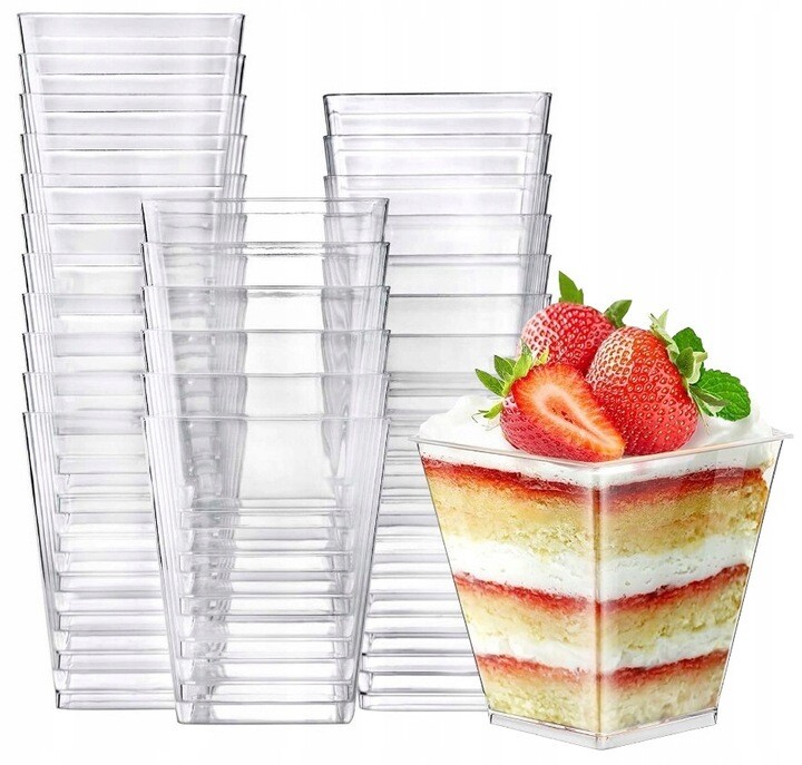 BEHÄLTER BECHER SWEET TABLE FÜR DESSERTS 160ML 20Stk Gastro Restaurant Catering Imbiss Bar