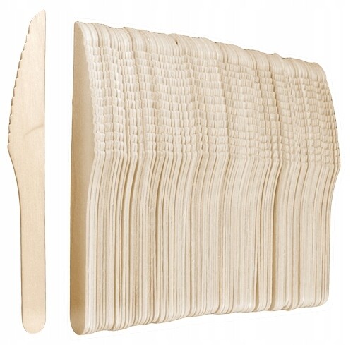 HOLZ GASTRO ECO EINWEGMESSER Messer 100 STK  Gastro Restaurant Catering Imbiss Bar