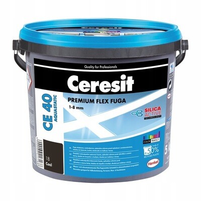 Ceresit CE 40 COAL flexibler Fugenmörtel 5 kg schwarz